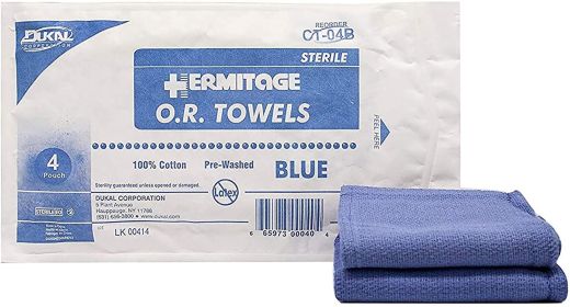 Operating Room Towels O.R. Sterile CSR Wrapped 17" x 26"