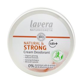 LAVERA - Natural & Strong Cream Deodorant- With Organic Ginseng 639137 50ml/1.7oz