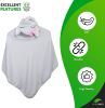 PUREVACY Kids Hooded Towel with Elephant Face. Large Child Blanket with Big Ears for Boys. Soft Cotton Gift for Newborns; Infants; Toddlers. Baby Supp