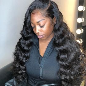 13x4 Body Wave Lace Front Wig (Option: 5x5 HD Lace Wig-18inches)
