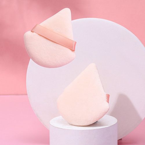 Puff Suede Dry Powder Puff Fan Loose Powder Puff Makeup Sponge