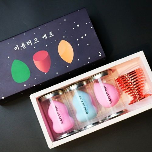 Gift Box Cosmetic Egg Set Super Soft Smear-proof Makeup Tools