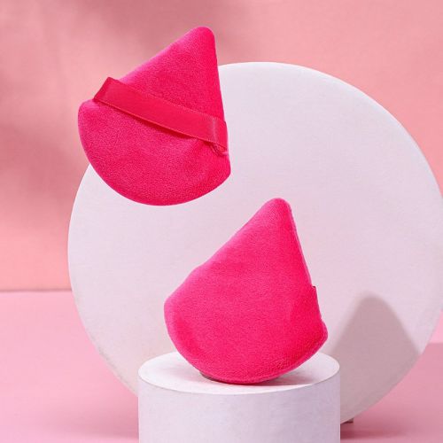 Puff Suede Dry Powder Puff Fan Loose Powder Puff Makeup Sponge