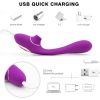 10 sucking and vibration modes; Automatic Women Vibrate Powerful ThrustinG Viberate Adult Toy for Women Pleasure Inch Smooth Bendable Silicone Wand wi