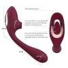 10 sucking and vibration modes; Automatic Women Vibrate Powerful ThrustinG Viberate Adult Toy for Women Pleasure Inch Smooth Bendable Silicone Wand wi